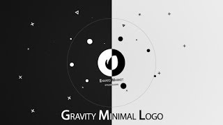 Gravity Minimal Logo | After Effects Template | Logo Stings