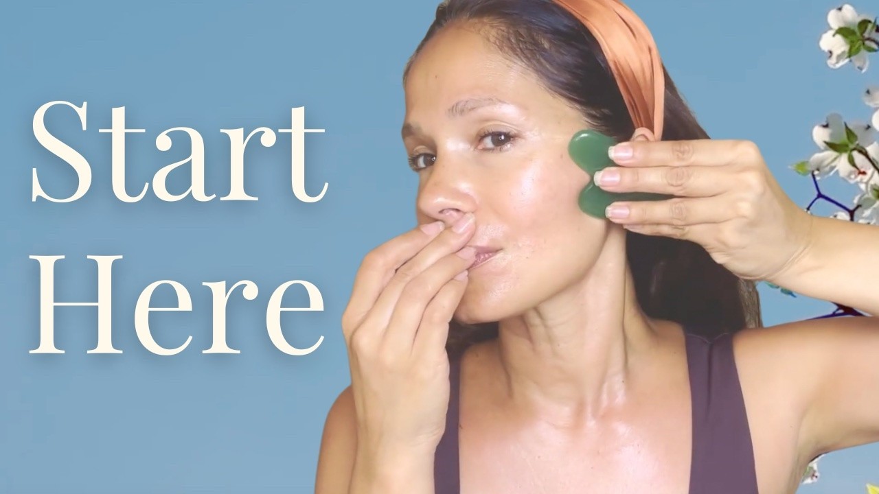 Simple Gua Sha Routine Gua Sha for Beginners: A Simple 5 Minute Daily Routine - YouTube