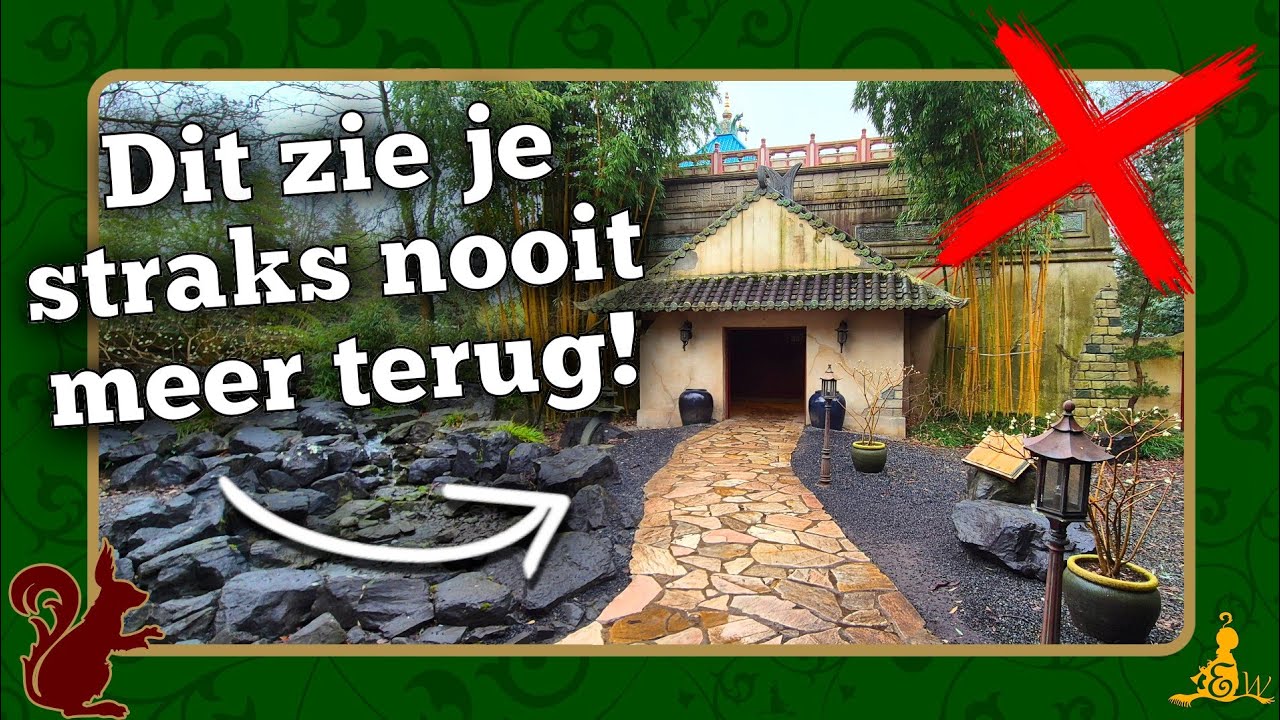 [#Efteling] OMGEVING Chinese Nachtegaal vóór SLOOP (4K)