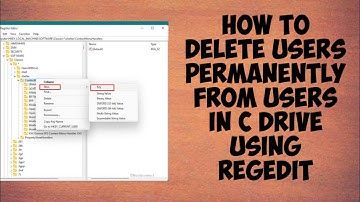How to delete user window profile in window 7/8/10/11