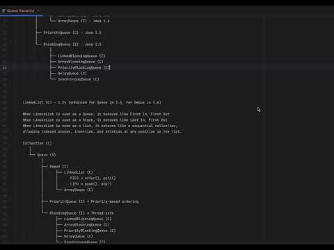 Java Queue Hierarchy