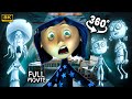 360° CORALINE FULL MOVIE | Beldam's Ghost Children SECRET | Scary VR 360º 8K Animation Film