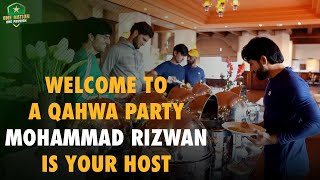 Welcome To A Qahwa Party! Mohammad Rizwan Is Your Host | #BoysReadyHain l #PAKvAUS | PCB