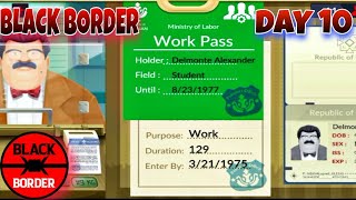 DAY 10 AT BORDER| BLACK BORDER PATROL SIMULATOR screenshot 1