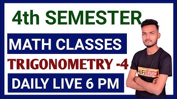 TRIGONOMETRY ART-4/UP DELED 4TH SEMESTER MATH 2022#mathbylalit #deled4thsem