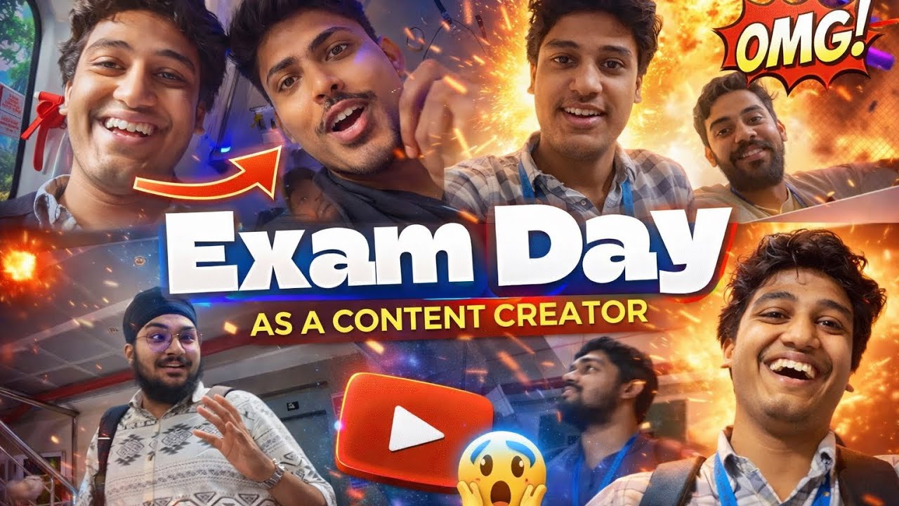 Exam day saal ke phela din