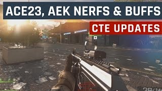 ACE 23, AEK-971 Nerfs & Buffs!  - CTE Updates Battlefield 4 (BF4)