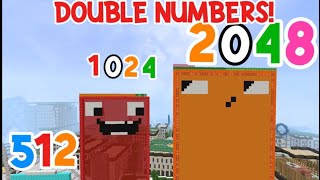 Double Numbers Song By Owie Tv Minecraft Numberblocks