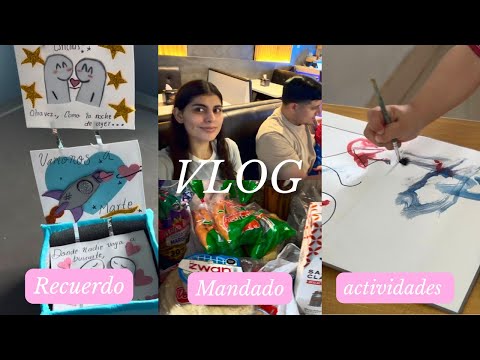 LLEGÓ DE SORPRESA 🥰 actividades con mi bebé 🎨+ pedí el mandado por uber !! 🍎