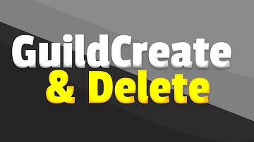 How to make guildCreate and guildDelete messages JS