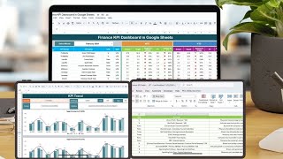 Finance KPI Dashboard in Google Sheets