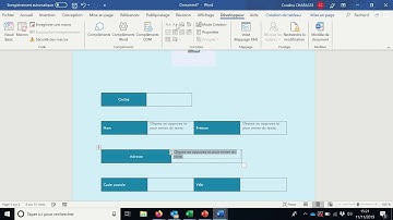 Création de formulaire Intégration d