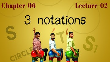 3 Important Notations S, S1 and T | Position of Point wrt Circle | Parametric Coordinates | Circles