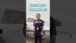 What Pilots Do On Foggy Days #pilot #aviation #aviationlovers #flighttraining