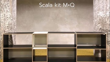 modular shelving Scala - kit M+Q