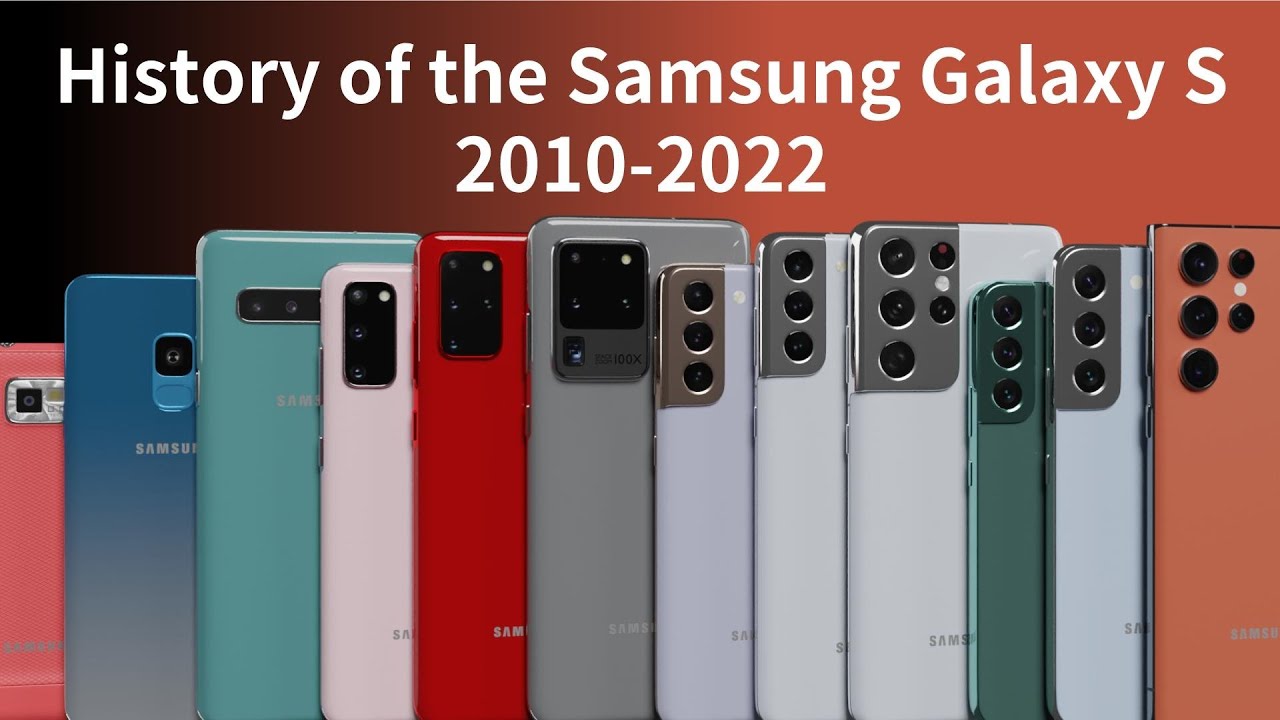 History of the Samsung Galaxy S Series 2010-2022 