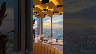 24/7 restaurant which is 40 floors above London, serving breakfast, brunch, lunch and dinner.