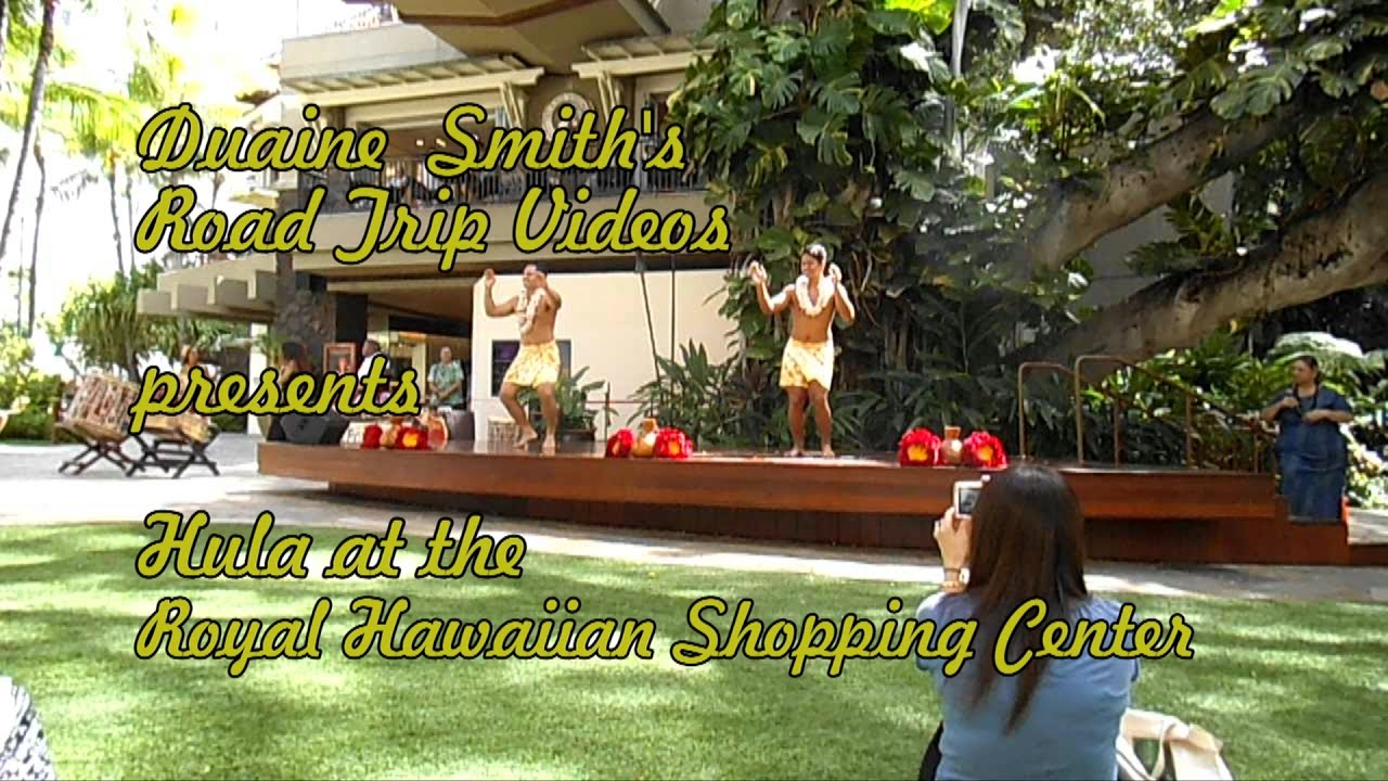 Hula At Royal Hawaiian Shopping Center 10 28 2016 Youtube