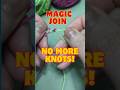 INVISIBLE Yarn Join: Best Knitting Hack! 🧶 | SHORTS #knittinghacks