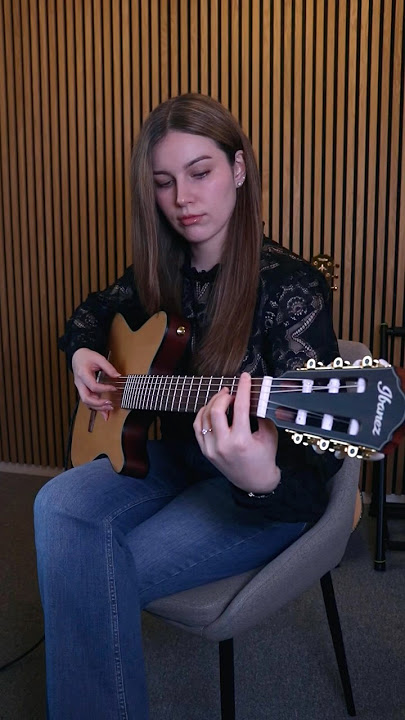 Playing my new guitar