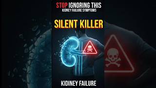 kidney Failure is a silent killer ☠️#kidneyfailure #kidneyhealth #biologyshorts