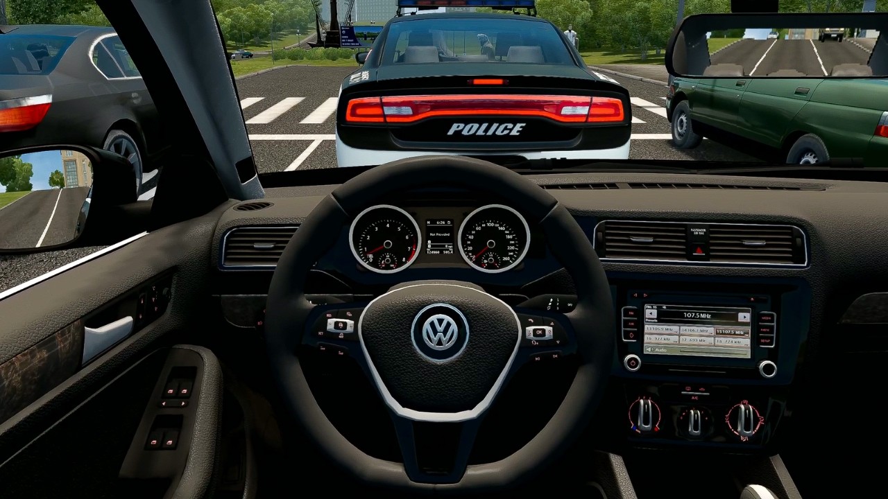2015 Volkswagen Jetta 1.4 TSI - City Car Driving [G29 Steering Wheel Gameplay]
