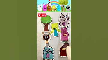 Incredibox Sprunki - Nuggets Edition (Mod) color mixing #incredibox #sprunki #satisfying #nuggets