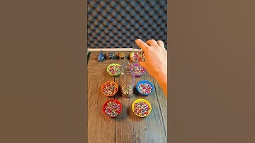 Colorful Beads ASMR ◀️ Reverse Action | Calming Sounds and Soft Flow