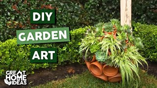 Make Your Own DIY Terracotta Garden Art | Indoor | Great Home Ideas