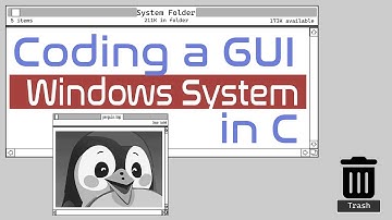 Coding a Graphical User Interface in C - from scratch