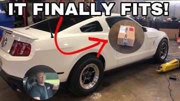 GT500 BMR driveshaft safety loop install! Also GT500 owner drives my car!