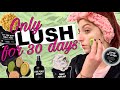 USING LUSH *NAKED* SKINCARE FOR ONE MONTH || The Long Haul