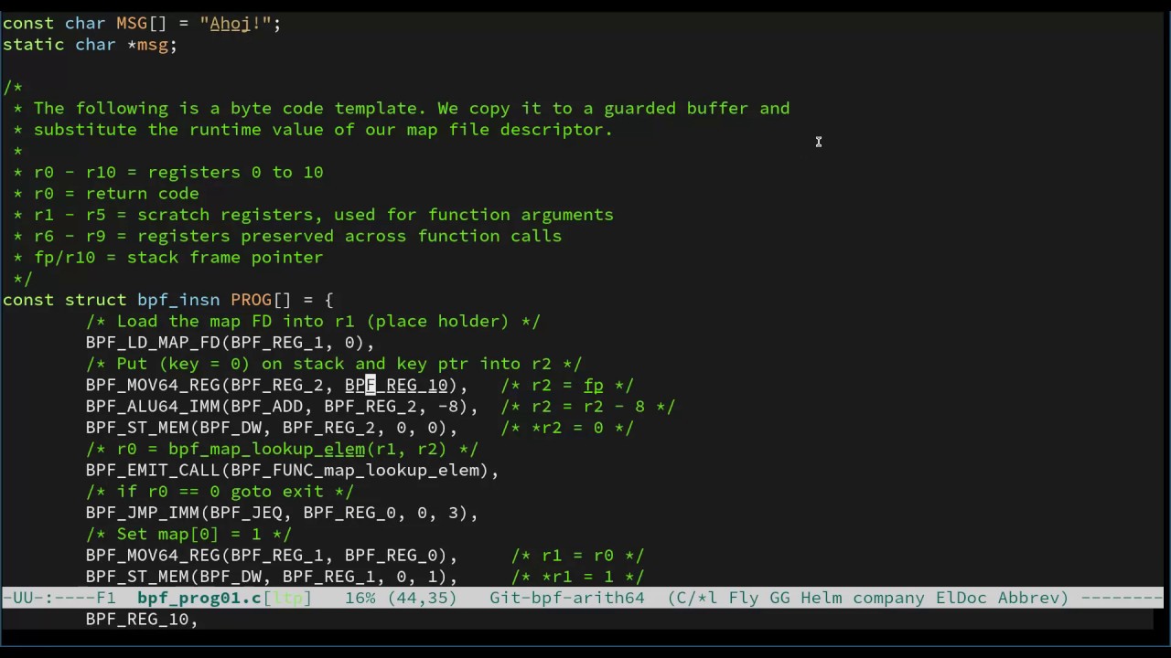 How to write eBPF byte code by hand - Part 1 - YouTube