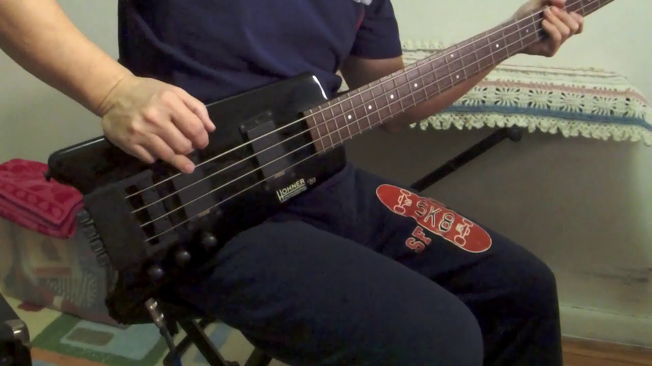 Hohner B2 Headless Electric Bass Guitar Sound Check& DEMO