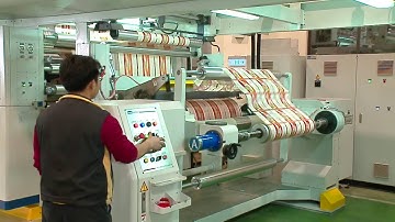 Máy ghép màng in bao bì nhựa, in ống đồng