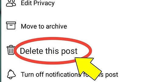 Facebook Par Ki Gayi Post Ko Delete Kaise Kare | Fb Post Delete Kaise Kare