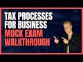 Aat level 3  tax processes for business tpfb mock exam walkthrough  part 1