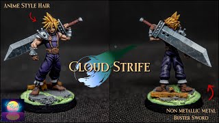 Let's Paint - Cloud Strife ( In depth look at Non Metallic Metals )