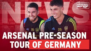 BEST FRIENDS! | Arsenal Trio Jorginho, Kai Havertz \& Gabriel Jesus Cycling During Germany Tour ❤