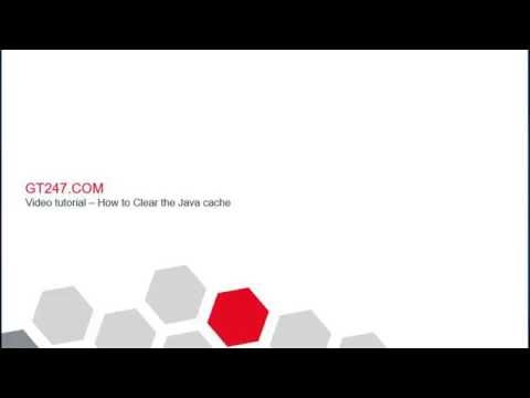 Clear Java Cache