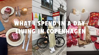 what i spend in a day living in copenhagen vlog | café visits, shopping and cooking at home