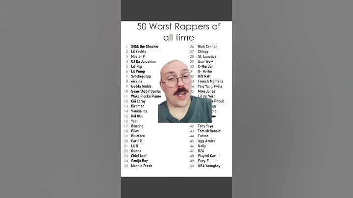 These Are The 50 WORST RAPPERS?! #shorts #rap #reaction