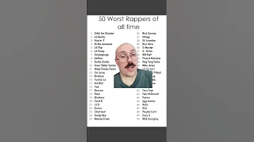 These Are The 50 WORST RAPPERS?! #shorts #rap #reaction