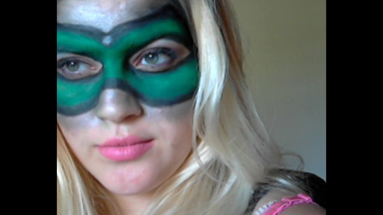 Halloween Masquerade And Green Lantern Makeup Tutorial YouTube