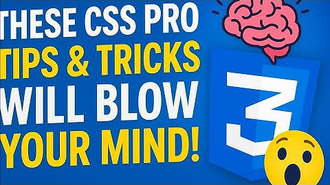!These CSS PRO Tips & Tricks Will Blow Your Mind! 🔥 (2025 Frontend Secrets #youtube 