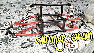 SAYA MEMBUAT SWING ARM GOKART SENDIRI