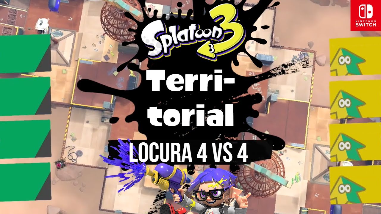 SPLATOON 3 gameplay español - Probamos el COMBATE TERRITORIAL