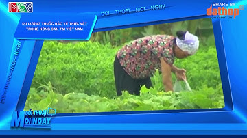 Cảnh báo: Dư thừa thuốc bảo vệ thực vật trong nông sản tại Việt Nam