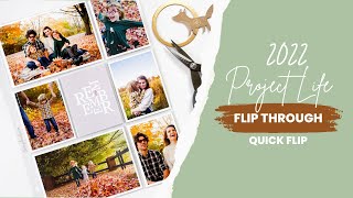 2022 Project Life | Flip Through | ALL 52 WEEKS | Quick Flip