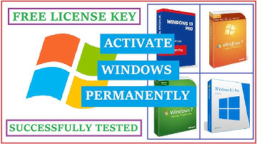 How To Activate Windows 10/8/7  License For Free. 100% Working